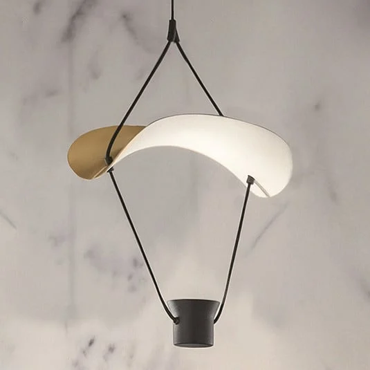 Lámpara colgante LED Vollee S1 P, 44cm, up, oro