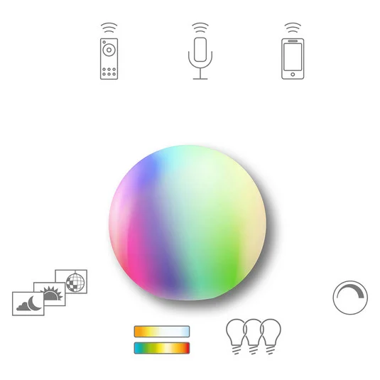 Müller Licht tint Calluna Lámpara esférica LED IP44