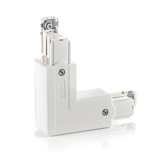 Conector de esquina Noa protector interior blanco