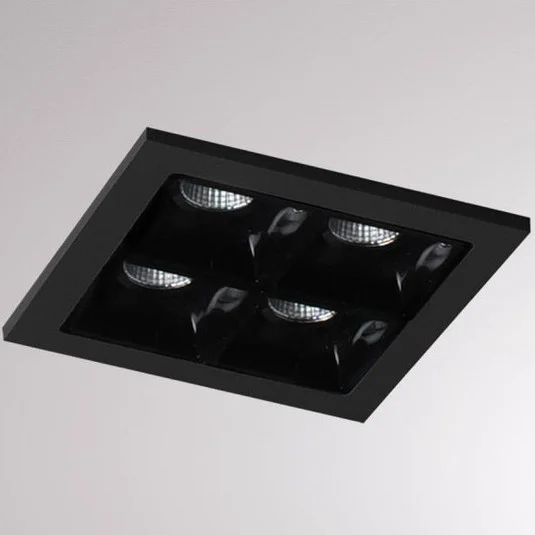 Liro lámpara empotrada LED negro 34° 3.000 K