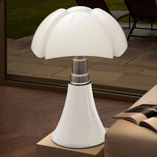 Martinelli Luce Pipistrello lámpara de mesa blanco