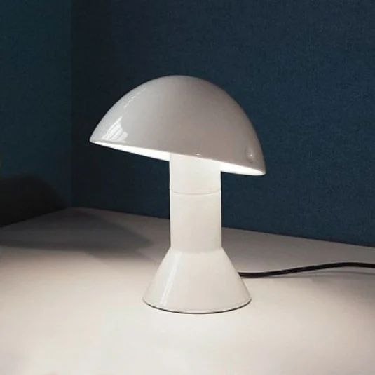 Martinelli Luce Elmetto lámpara de mesa, blanco