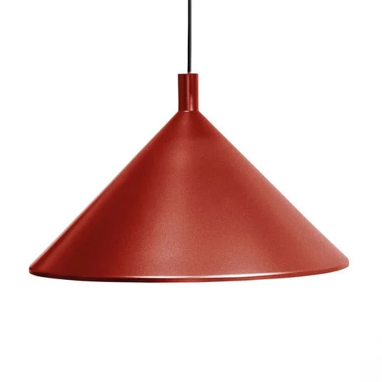 Martinelli Luce Cono lámpara colgante rojo Ø30cm