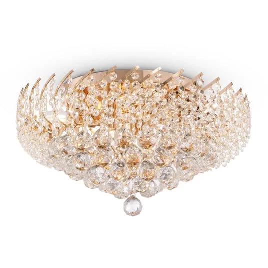 Lámpara de techo de cristal Karolina Ø 51 cm