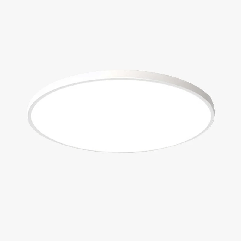 Arisha Minimalista Redonda Acrílico LED Lámpara de Techo Blanca/Negra