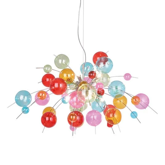 Lámpara colgante Aurinia multicolor Ø 98 cm
