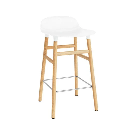 Taburete de bar Form H65 Oak/White - Normann Copenhagen