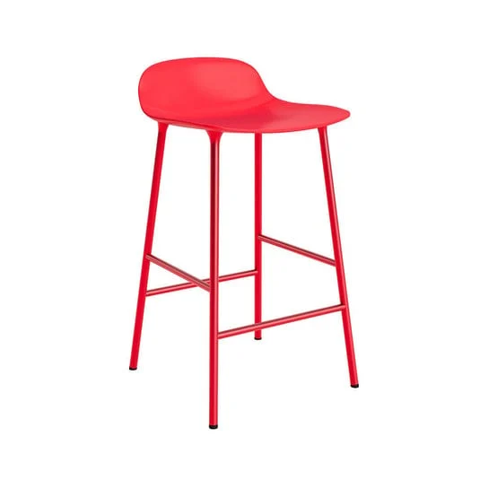 Taburete de bar Form H65 Steel/Bright Red - Normann Copenhagen