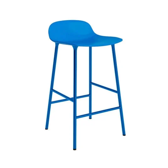 Taburete de bar Form H65 Steel/Bright Blue - Normann Copenhagen