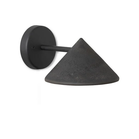 Terra Aplique de Pared HW Coffee Waste Black - Mater