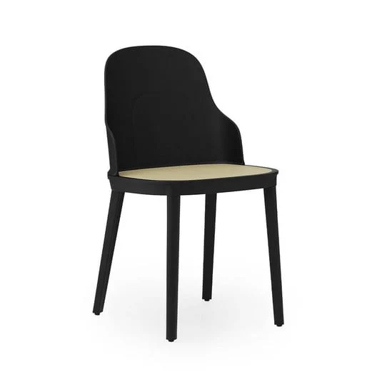 Silla Allez Molded Wicker/PP Black - Normann Copenhagen
