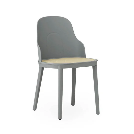 Silla Allez Molded Wicker/PP Grey - Normann Copenhagen