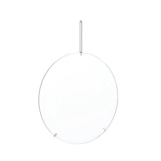 Espejo de pared Ø70 Acero inoxidable - Moebe
