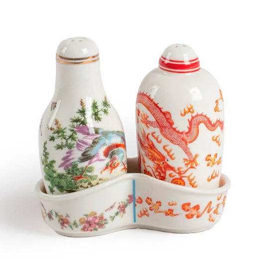 Juego de saleros híbridos Thea Spices multicolor - SELETTI