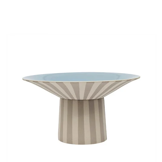 Centro de mesa Toppu, alto, arcilla/azul hielo - OYOY Living Design