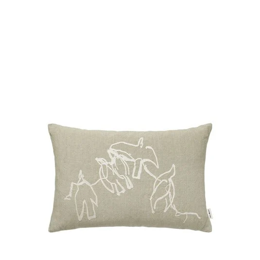 Funda de cojín Vuelo Elm Green - ferm LIVING