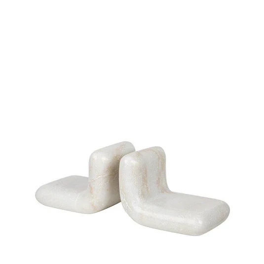 Stone Bookends 2 pcs. Escultura White - Tom Dixon