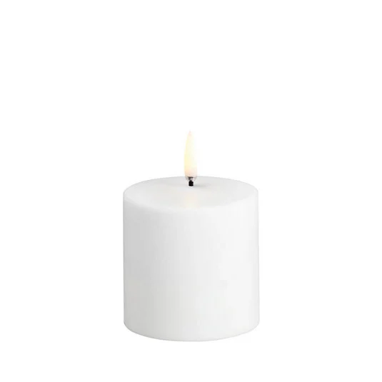 Vela recargable LED 6,8 x 6,8 cm blanca - Uyuni Lighting