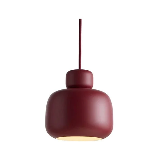 Stone Lámpara Colgante Small Deep Red - Woud