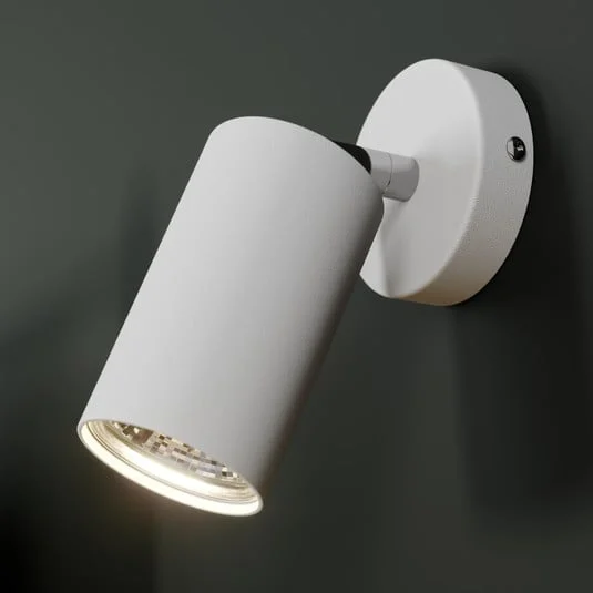 Foco de pared Eye Spot 1 luz, blanco