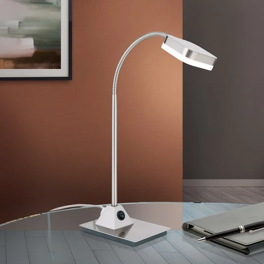 Flexo LED Tobias, mate níquel