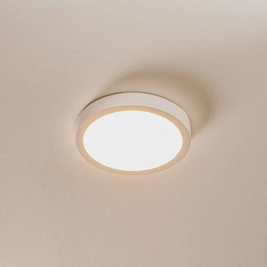 Plafón LED Vika, redondo, blanco, Ø 18cm