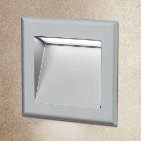 Foco de pared LED empotrable Stairs para escaleras