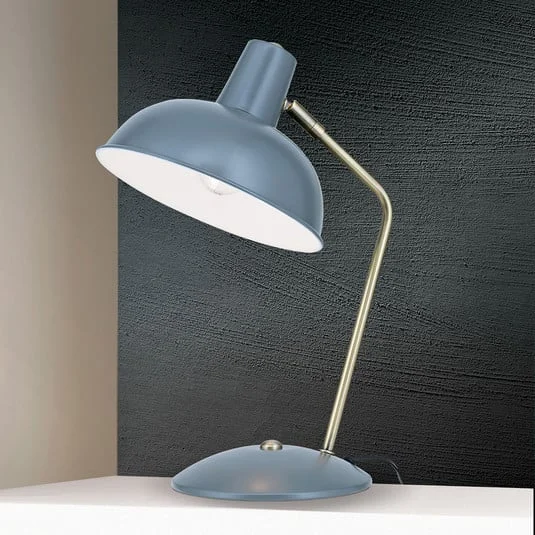 En aspecto vintage - lámpara de mesa Fedra gris