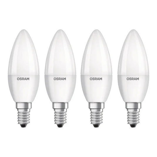 OSRAM vela LED E14 Base Retro 4,9W 4 ud 2.700K