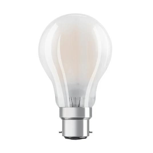 OSRAM bombilla LED B22d Classic 827 6,5W set 2