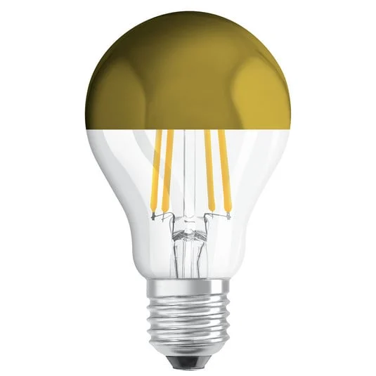 OSRAM bombilla LED E27 CLA Mirror gold 4W 2.700K