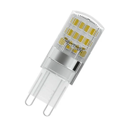OSRAM LED bi-pin base G9 1.9W 2,700K claro 2-pack
