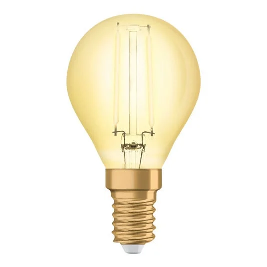 OSRAM gota LED E14 4W Vintage Classic P oro
