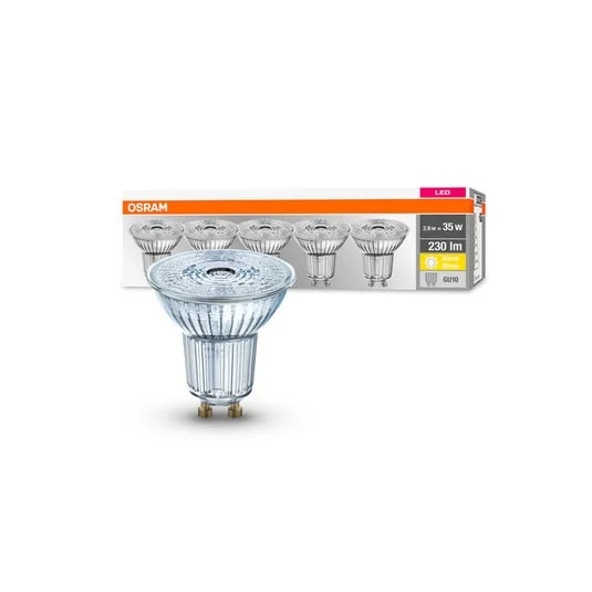 OSRAM reflectora LED GU10 2,6W 2.700K 230lm 36°, 5
