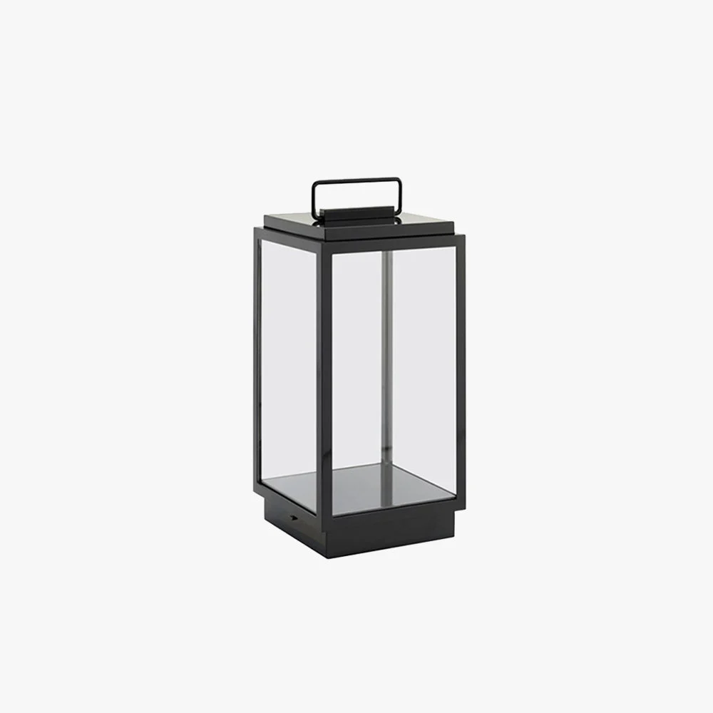 Ray Minimalista Rectangular Cable Lámpara De Pie Exterior