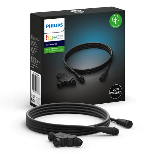 Philips Hue Outdoor cable NV 2,5 m + enchufe T