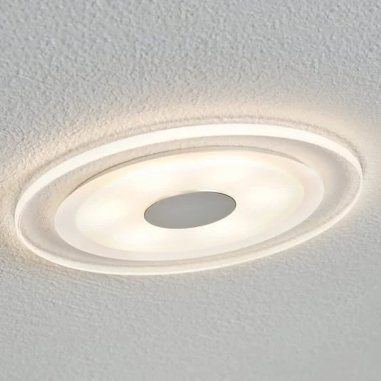 Refinada lámpara empotrable LED Whirl IP23