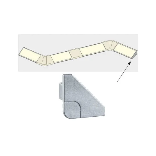 Tapa para perfil Delta Your LED, juego de 2