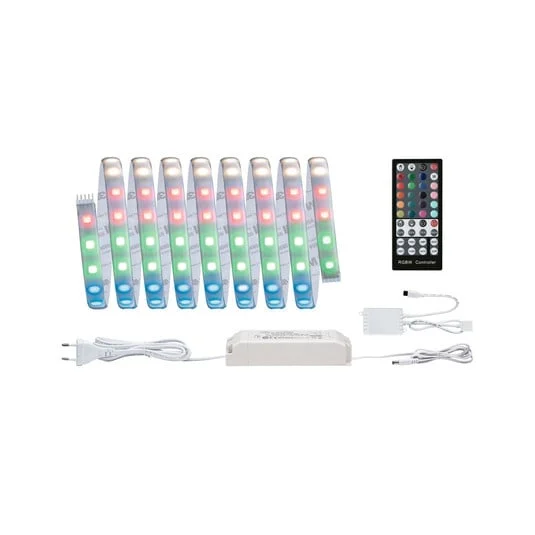 Set básico tira LED de 300 cm, RGB + blanco cálido