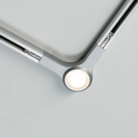 Conector en L LED URail de Paulmann, cromo mate