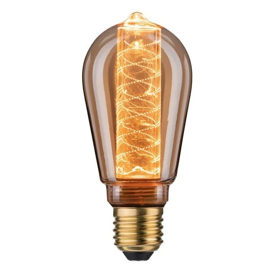 Bombilla LED E27 ST64 4W Inner Glow patrón en espiral