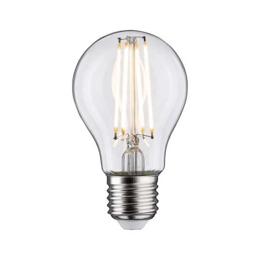 Bombilla LED E27 7,5 W filamento 2.700 K, transparente atenuable