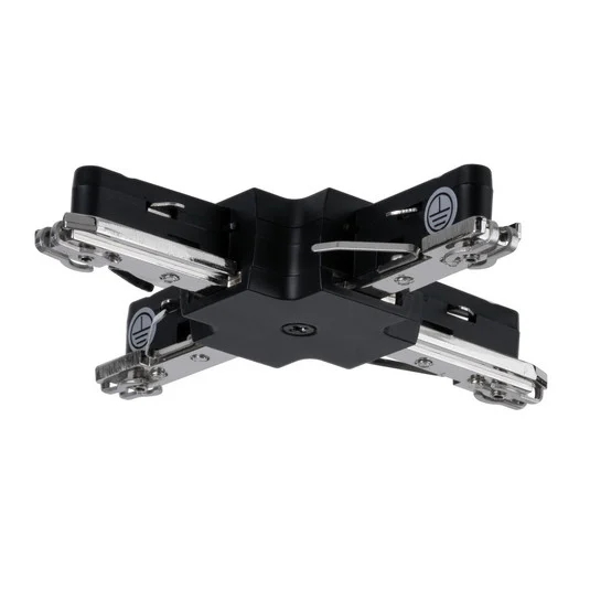 Paulmann URail conector en X rígido negro mate