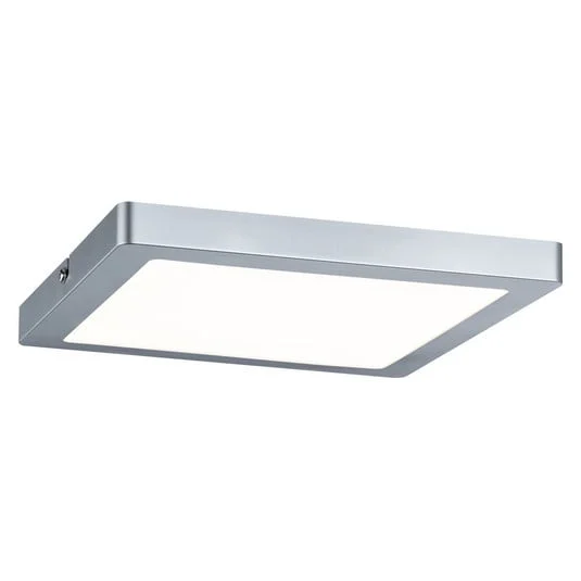 Paulmann Atria plafón 2.700 K 22x22cm cromo mate