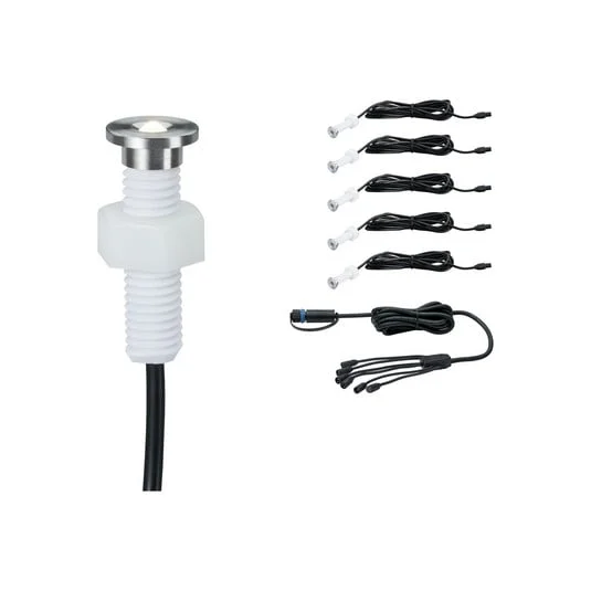Lámpara empotrable Paulmann Plug & Shine 93694, paquete de 5 unidades