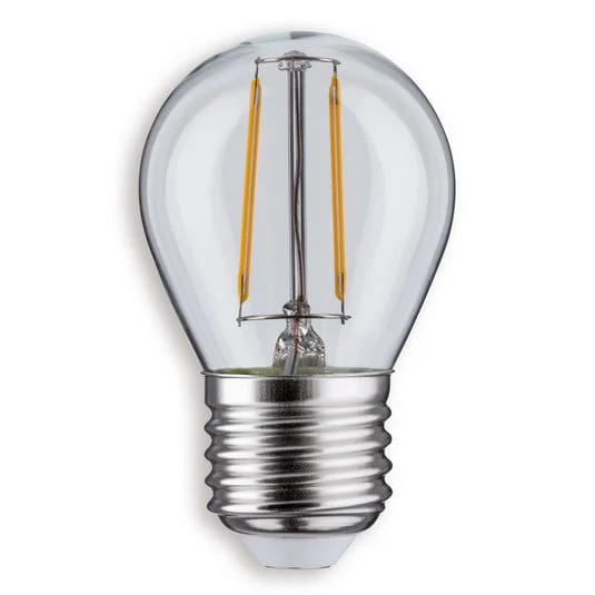 Paulmann E27 2,6W 827 bombilla a gota LED clara