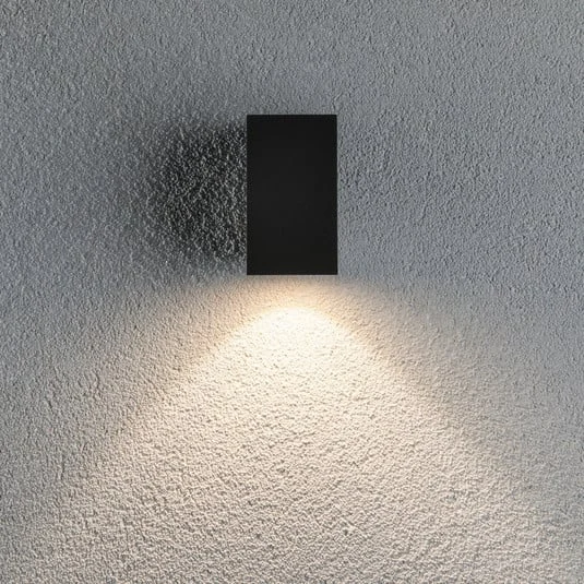 Paulmann Flame aplique 1 luz 10,3cm antracita