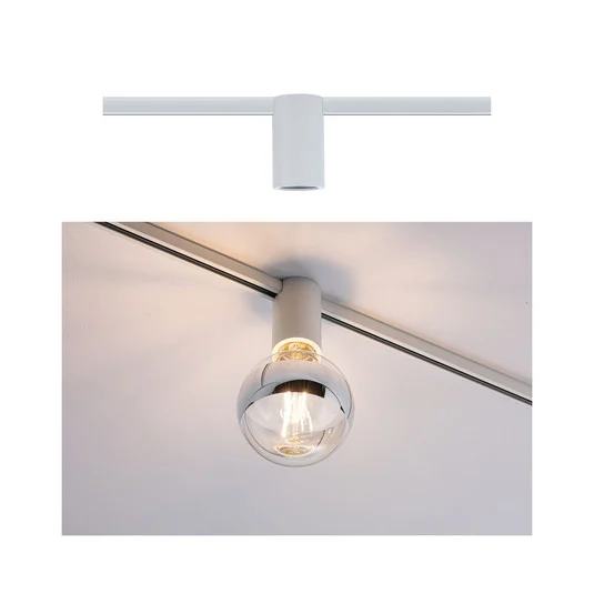 Paulmann URail Ceiling Socket E27, blanco