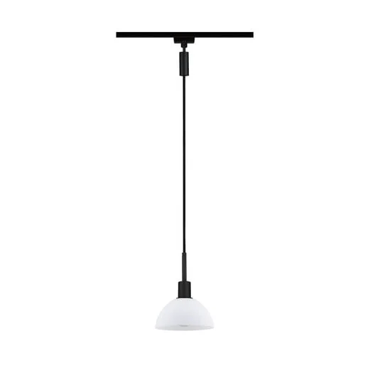 Paulmann URail péndulo Sarrasani negro/opalino