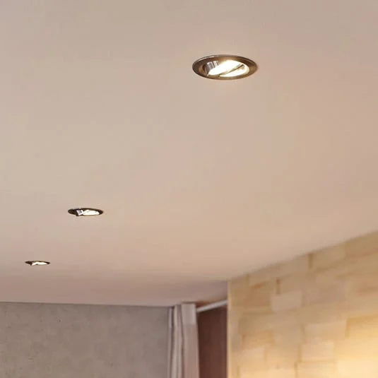 Paulmann Coin Slim empotrado LED cromo dim 3 ud